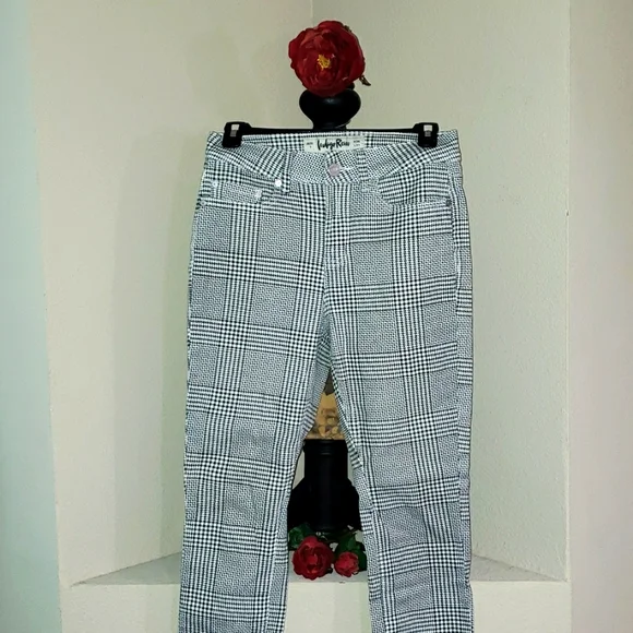 INDIGO REIN JEAN CHECK STRETCH MATERIAL - Picture 2 of 7